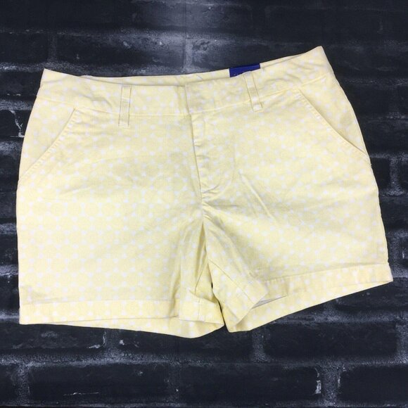 Le Tigre Pants - NEW Le Tigre Lemon Print Chino Shorts Womens Size 12